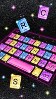 Fundo do Teclado Black Crystal Cartaz