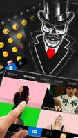 Тема для клавиатуры Black Gent скриншот 3