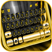 Tema Keyboard Black Gold Luxur