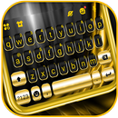 Thème de clavier Black Gold Lu APK