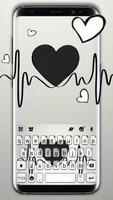 Black Heartbeat Plakat