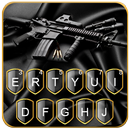 Teclado Black Machine Gun APK