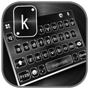 Black Metal Keyboard Background APK