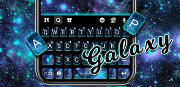 Blue Neon Galaxy キーボード