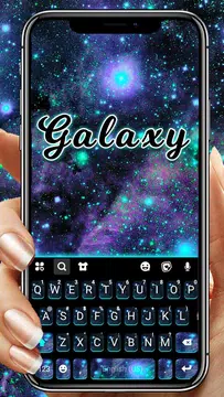 Screenshot 1 for Blue Neon Galaxy Theme