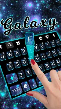 Screenshot 2 for Blue Neon Galaxy Theme