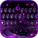 APK Black Neon Tech Tema Tastiera