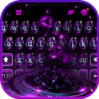 Tema Keyboard Black Neon Tech ícone