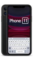 Thème de clavier Black Phone 1 capture d'écran 1