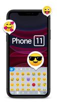 最新版、クールな Black Phone 11 のテーマキー スクリーンショット 2