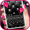 Black Pink Diamonds Keyboard B