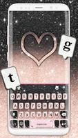 Black Pink Glitter Affiche