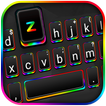 Tema Keyboard Black Rainbow Li