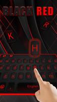 Clavier Black Red Business Affiche