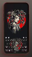 Black Red Medusa Plakat