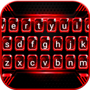 Tema Keyboard Black Red Tech APK