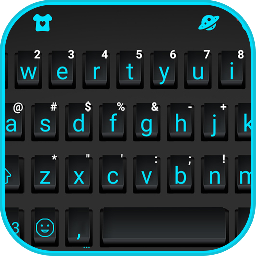 最新版、クールな Black Simple のテーマキーボー