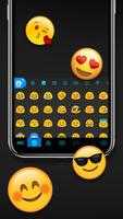 Thème de clavier Black Simple capture d'écran 2