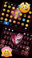 Fundo do Teclado Black Smoke Mask imagem de tela 2