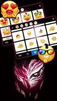 Fundo do Teclado Black Smoke Mask imagem de tela 3