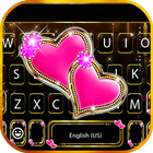 Bling Pink Hearts icon