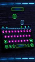 Thème de clavier Blinking Neon Affiche