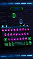 Thème de clavier Blinking Neon Affiche