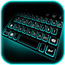 Blue Neon Tech Keyboard Theme APK