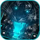 ثيم لوحة المفاتيح Blue Neon Ti APK