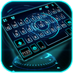Blue Neon 3D Tech Klavye Arkap