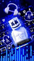 Fundo do Teclado Blue Night Co imagem de tela 1