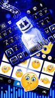 Fundo do Teclado Blue Night Co imagem de tela 2