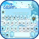 Фон клавиатуры Blue Aesthetic APK