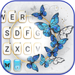 Blue Butterfly Ring Klavye Ark