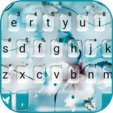 Tema Keyboard Blue Butterfly ícone