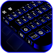 Blue Black Keyboard Theme