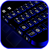 Thème de clavier Blue Black icône