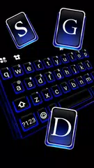Blue Black Keyboard Theme APK download