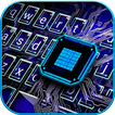 خلفية الكيبورد Blue Cybertech
