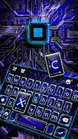 خلفية الكيبورد Blue Cybertech تصوير الشاشة 1