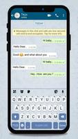 الكيبورد Blue Chat الملصق