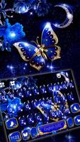 Blue Fancy Butterfly-poster