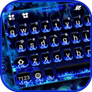 Blue Flames कीबोर्ड APK