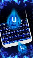 Teclado Blue Flames imagem de tela 1