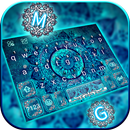Novo tema de teclado Blue Gala APK