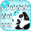 Blue Glitter Panda キーボード