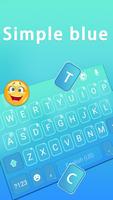 Tema Keyboard Blue Gradient imagem de tela 1