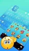 Tema Keyboard Blue Gradient imagem de tela 2