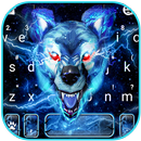 Tema Keyboard Blue Lightning W APK