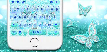 Tema Keyboard Blue Paris Butte